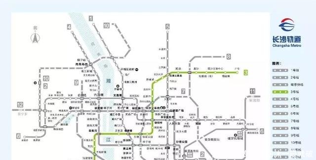 长沙4号线地铁线路图最新